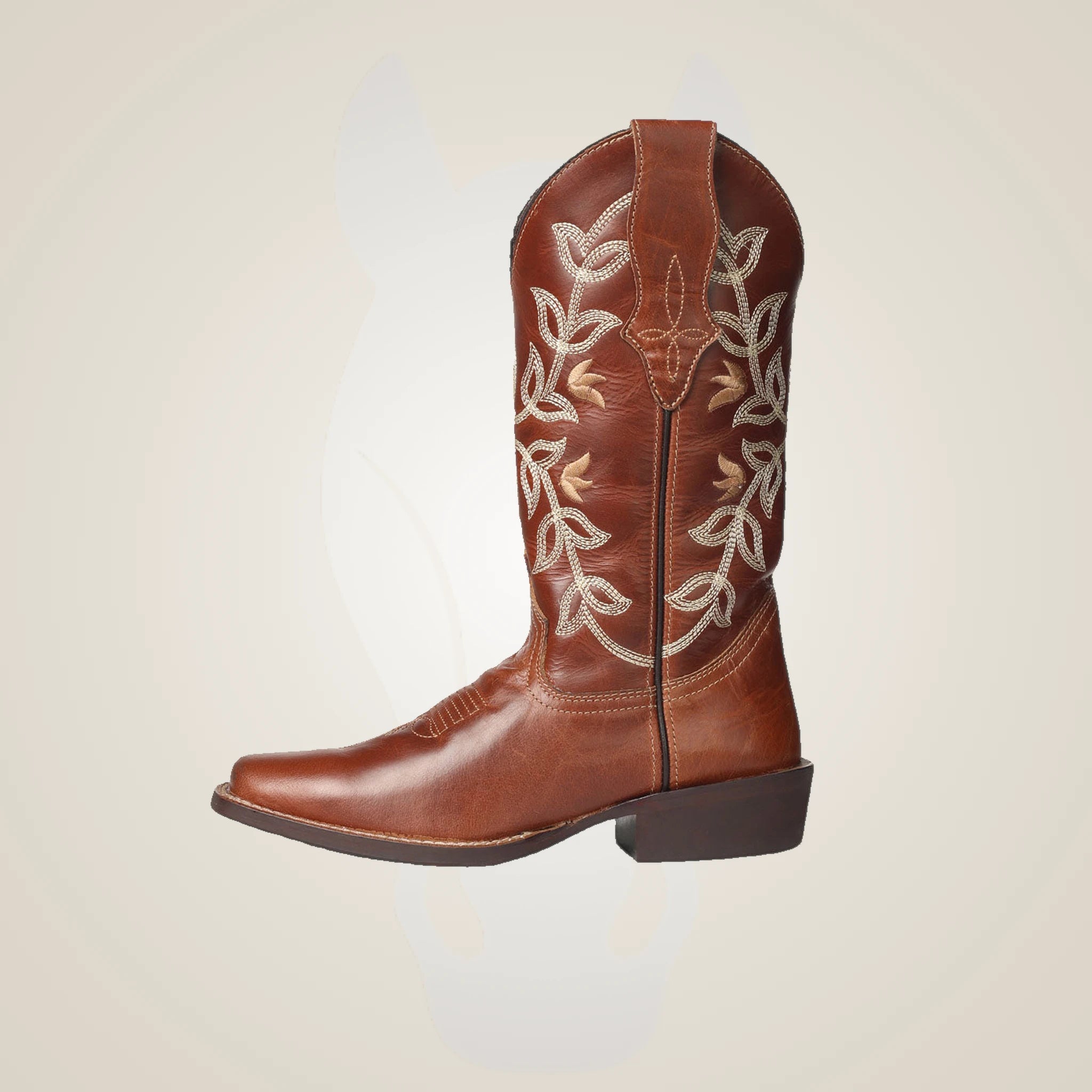 TuffRider Tess Ladies Western Boot - Cognac