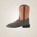TuffRider Toddler Big Bend Rounded Toe Western Boot - Mocha w/ Rust