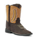 TuffRider Toddler Biscayne Square Toe Western Boot - Mocha