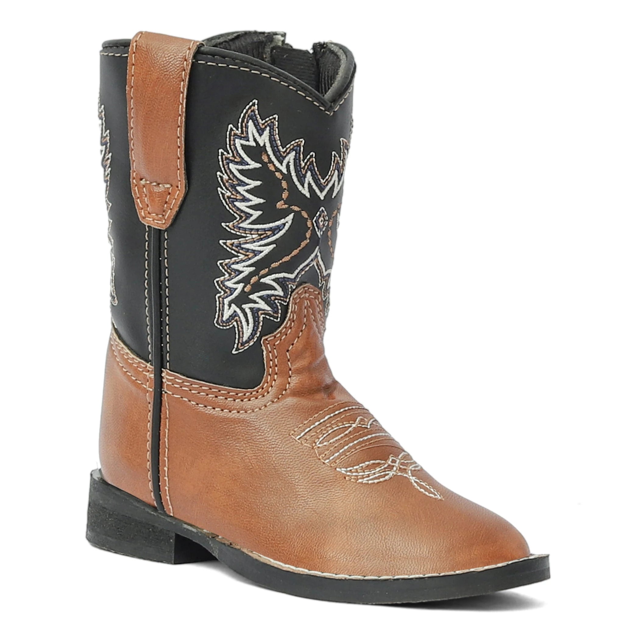 TuffRider Toddler Olympic Square Toe Western Boot - Tan