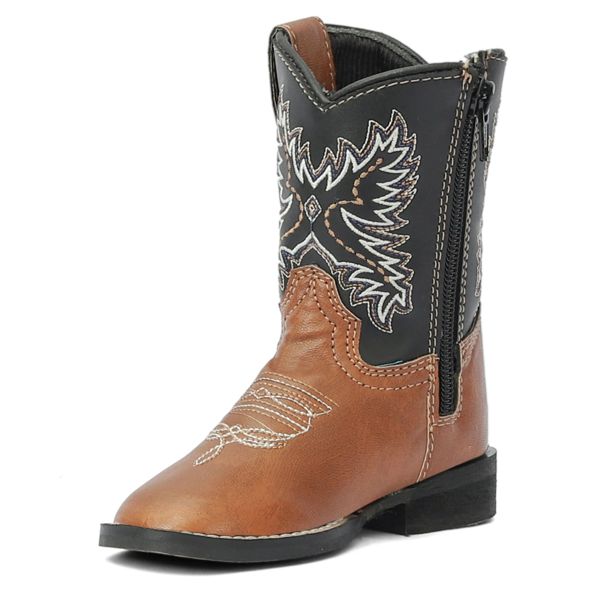 TuffRider Toddler Olympic Square Toe Western Boot - Tan
