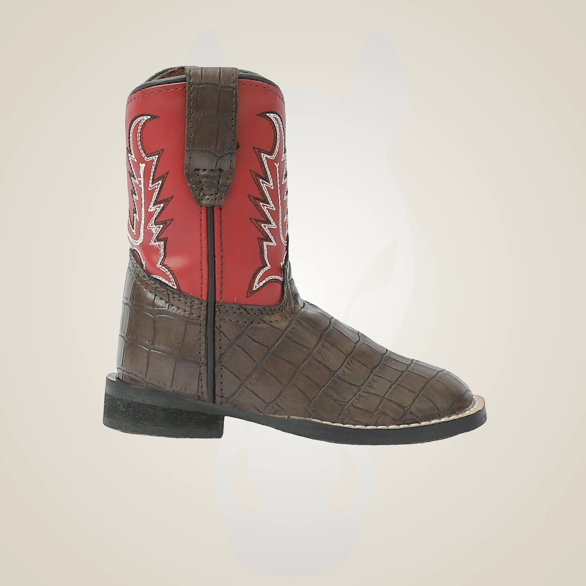 TuffRider Toddler Redwood Square Toe Western Boot - Brown