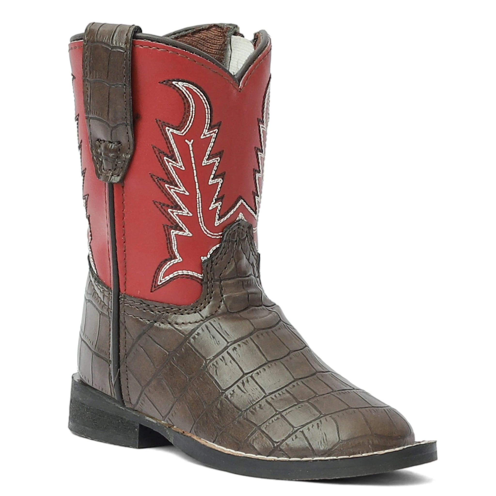 TuffRider Toddler Redwood Square Toe Western Boot - Brown