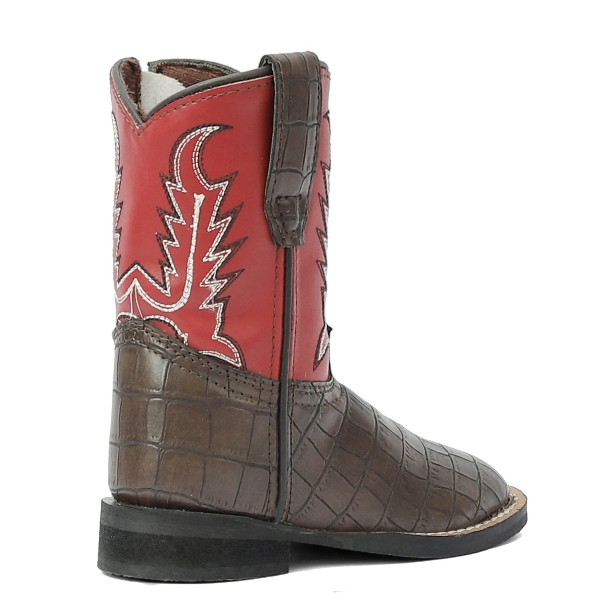 TuffRider Toddler Redwood Square Toe Western Boot - Brown