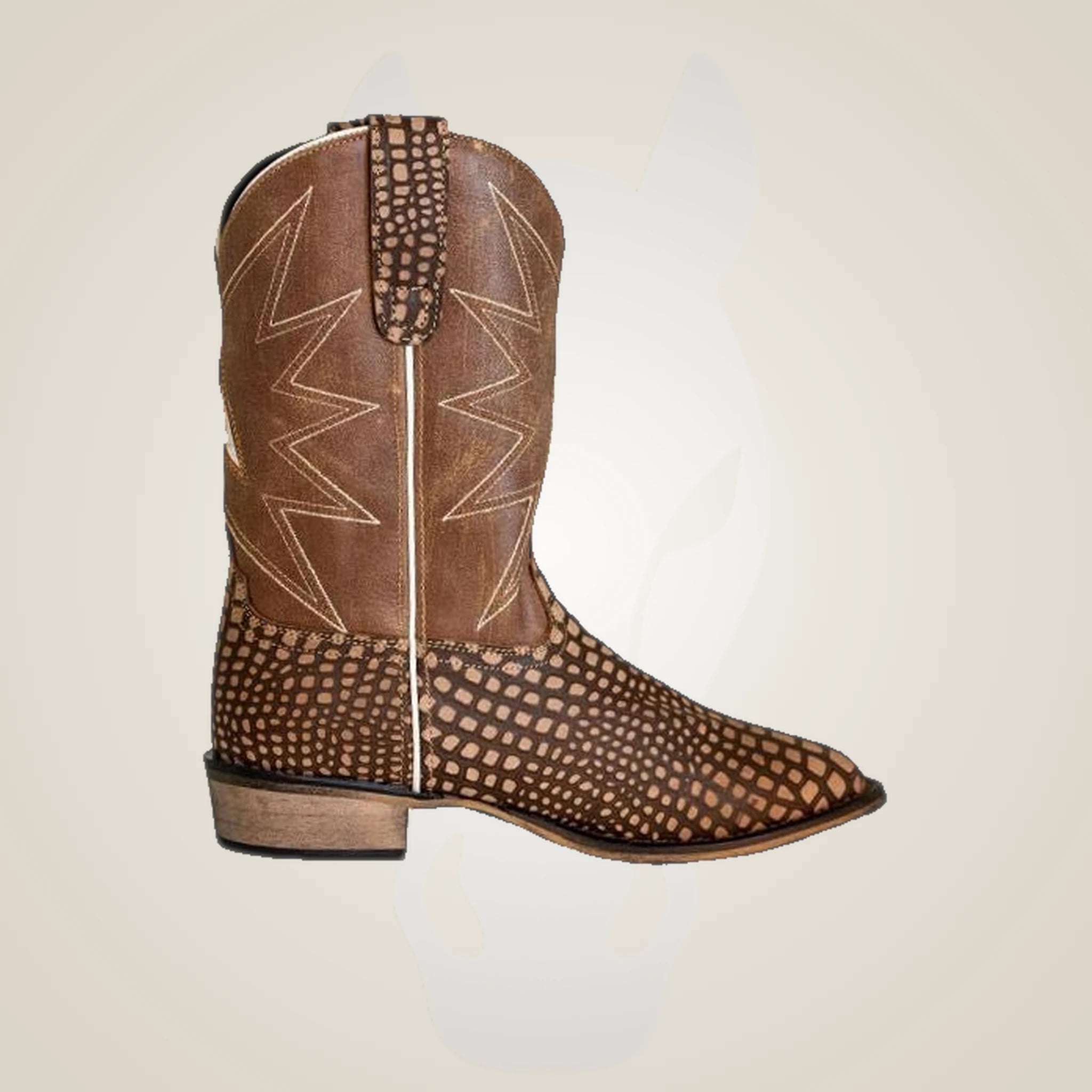 TuffRider Toddler's Bryce Square Toe Western Boot - Tan