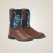 TuffRider Toddler Zion Square Toe Western Boot - Brown