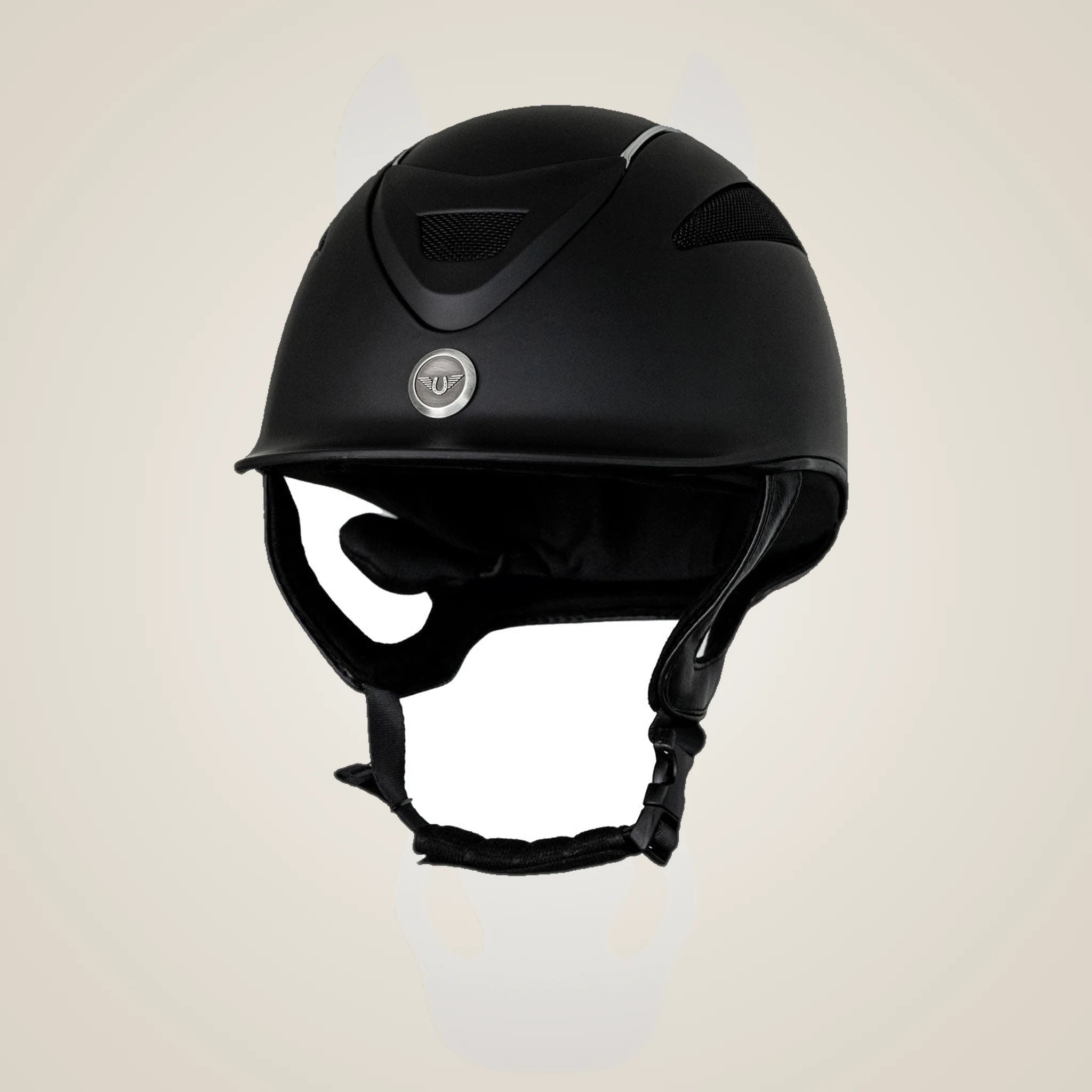 TuffRider Ventek Air Riding Helmet - Silver