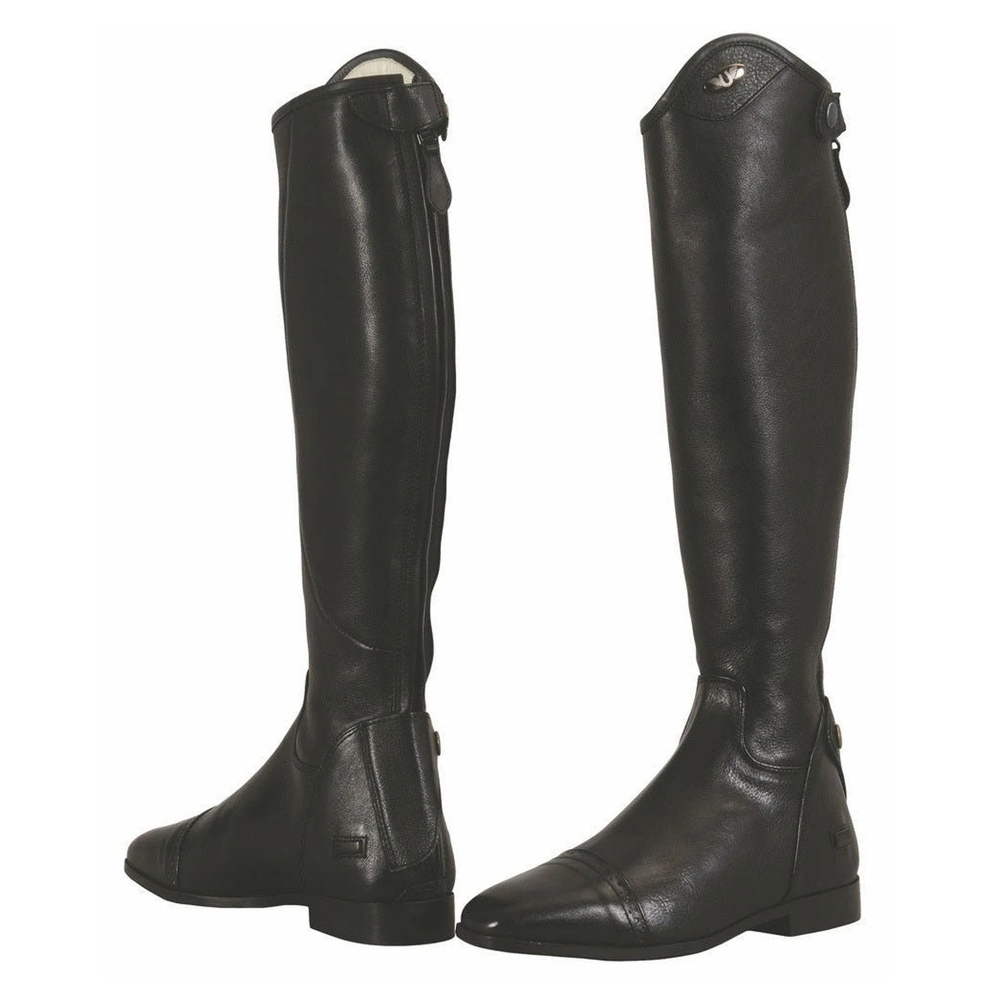 TuffRider Women Leather Regal Dress Boots - Black