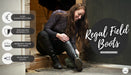 TuffRider Women Leather Regal Field Boots - Black