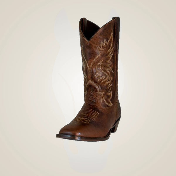 TuffRider Women Moran Leather Square Toe Western Boots