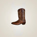 TuffRider Women Moran Leather Square Toe Western Boots - Brown