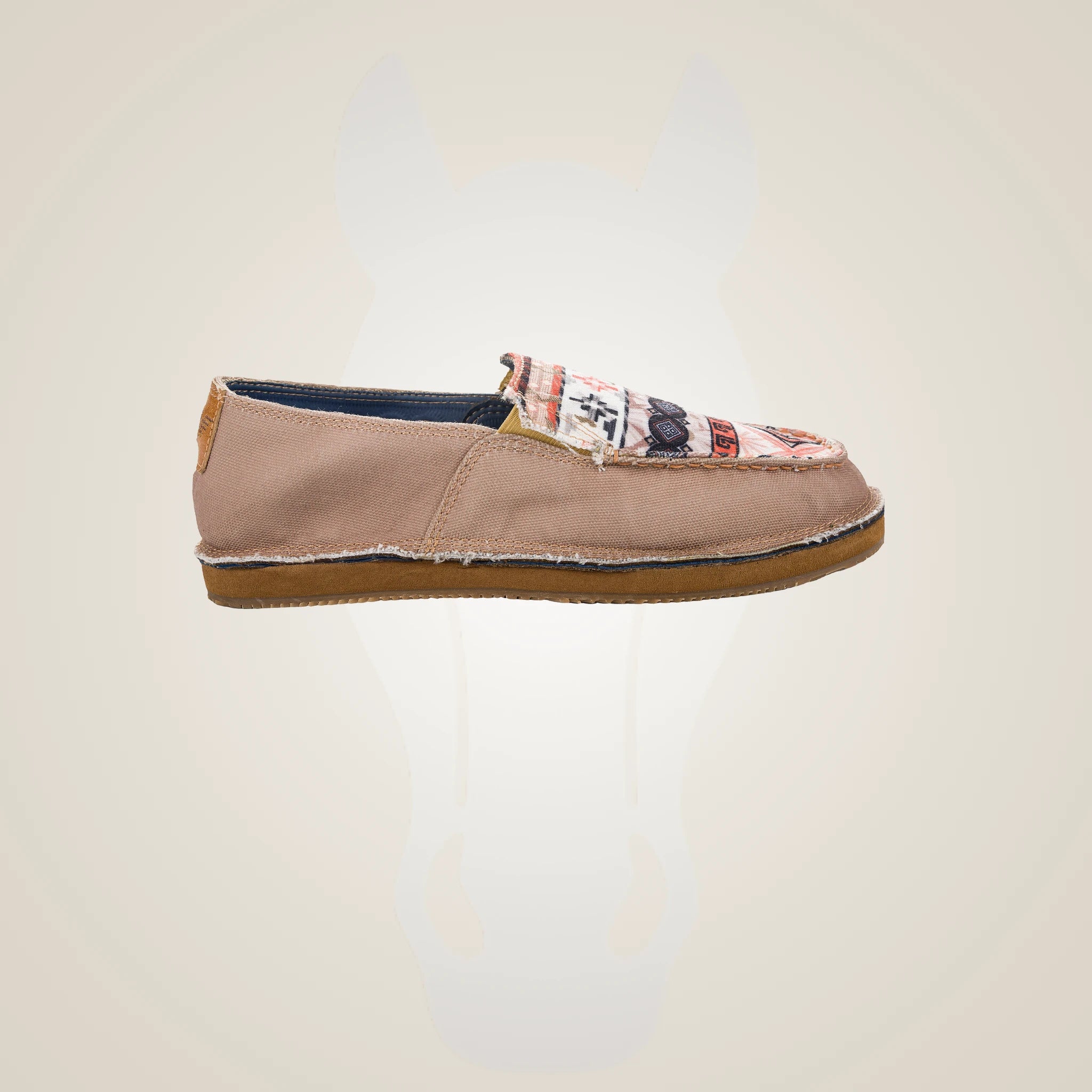 TuffRider Women Slip-On Canvas Graphix Shoes - Orange Sunrise
