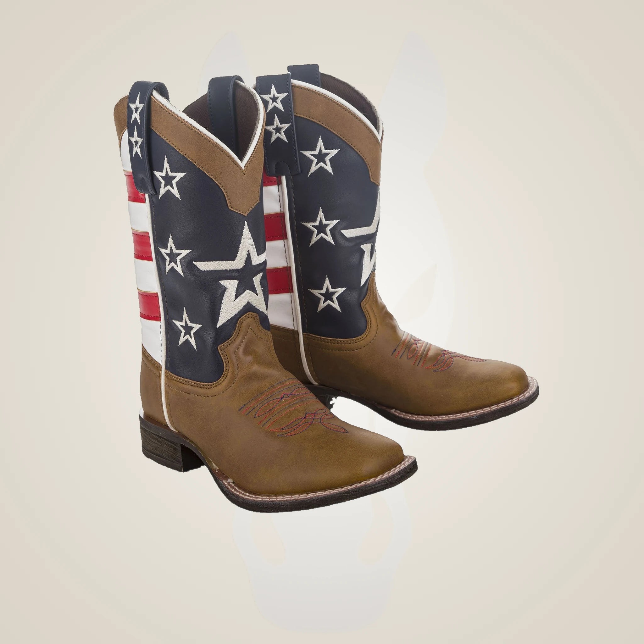 TuffRider Youth American Cowboy Western Boot - Brown