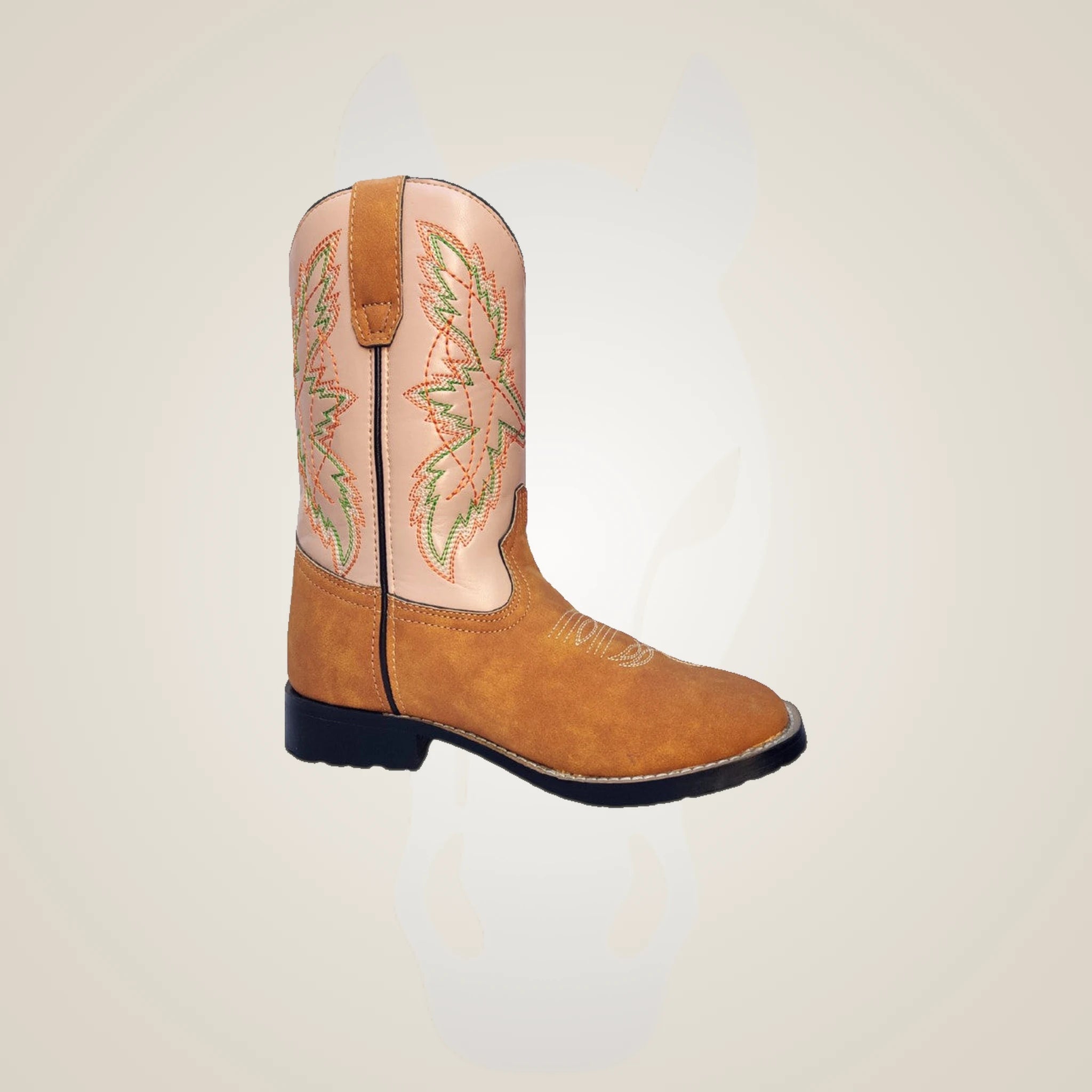 TuffRider Youth Everglades Square Toe Western Boot - Tan