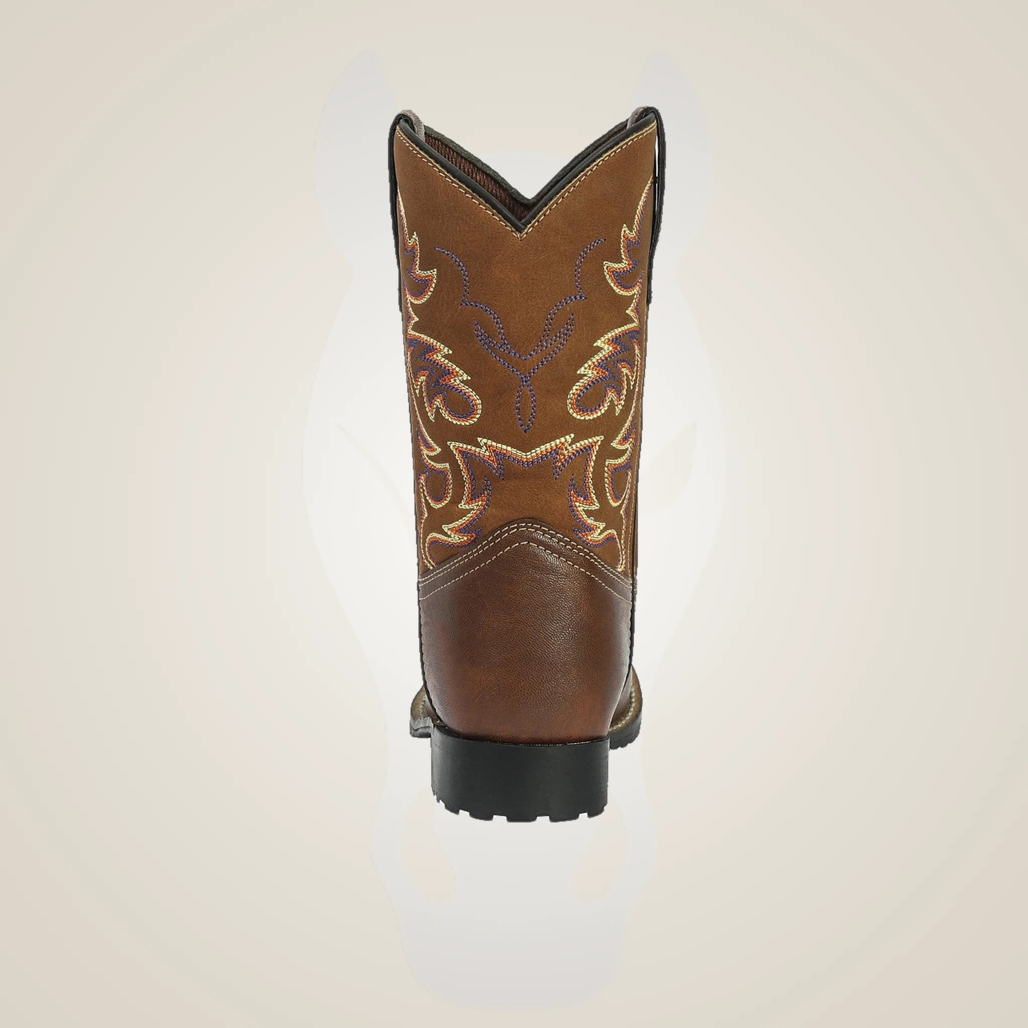TuffRider Youth Kings Canyon Rounded Toe Western Boot - Brown