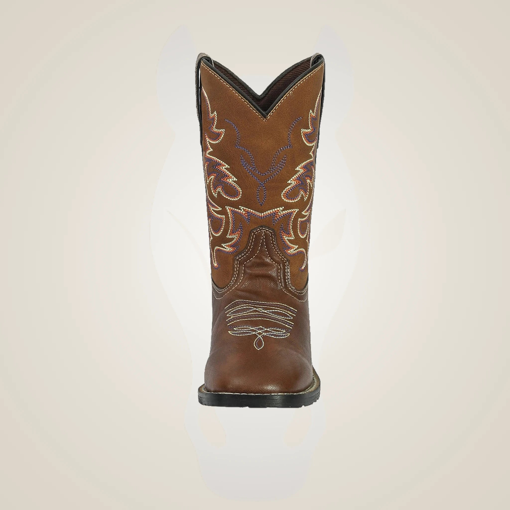 TuffRider Youth Kings Canyon Rounded Toe Western Boot - Brown