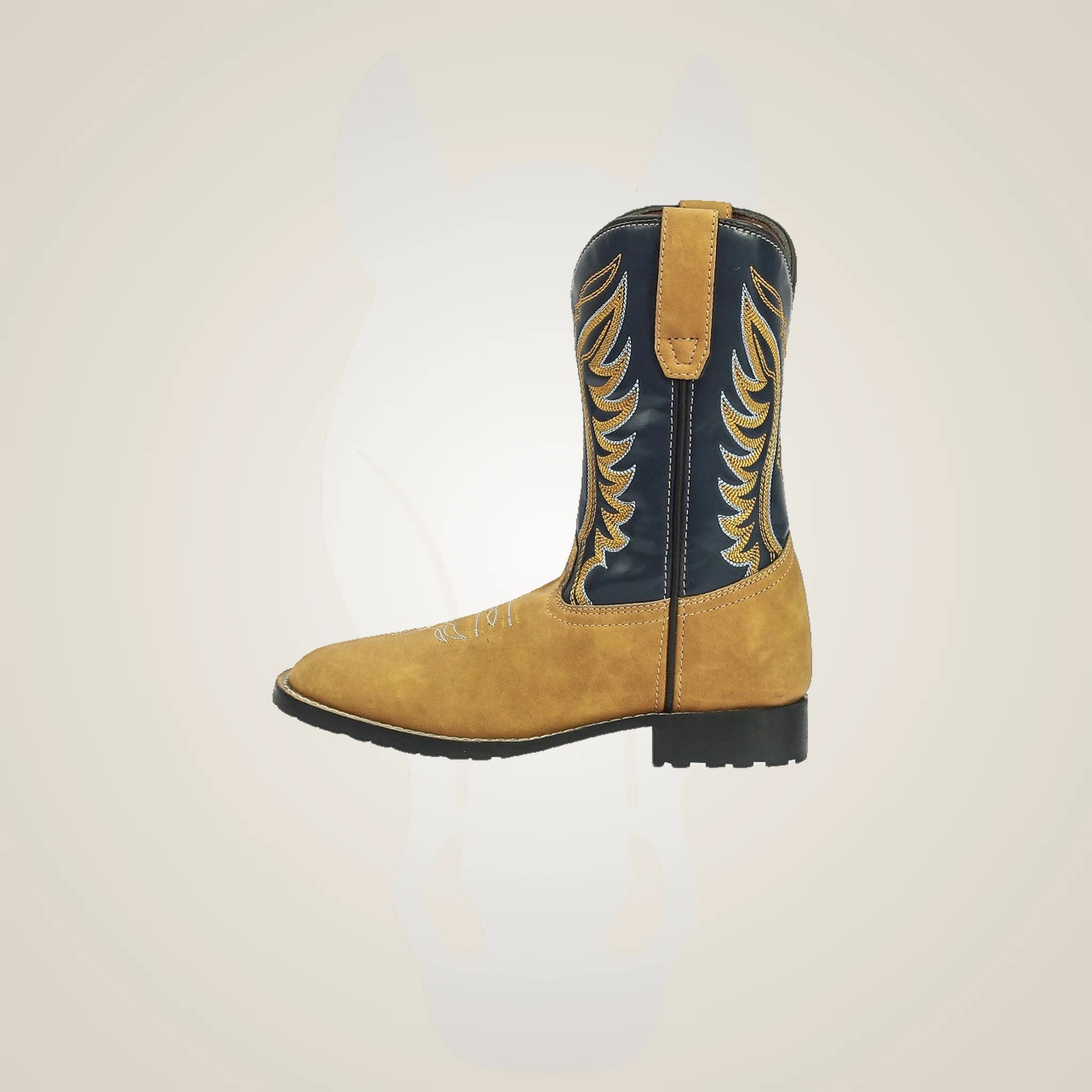 TuffRider Youth Lassen Rounded Toe Western Boot - Tan