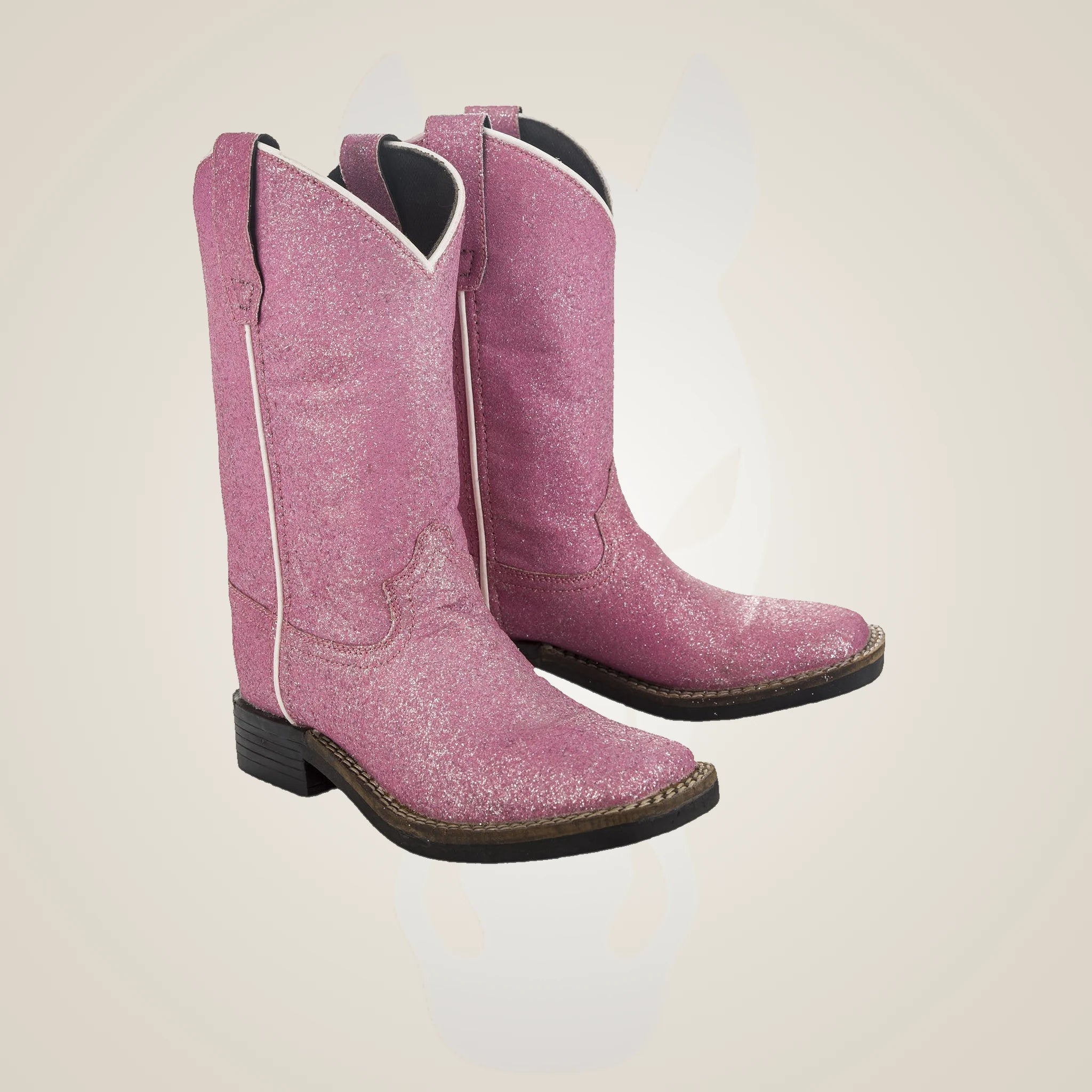 TuffRider Youth Pink Glitter Western Boot - Pink