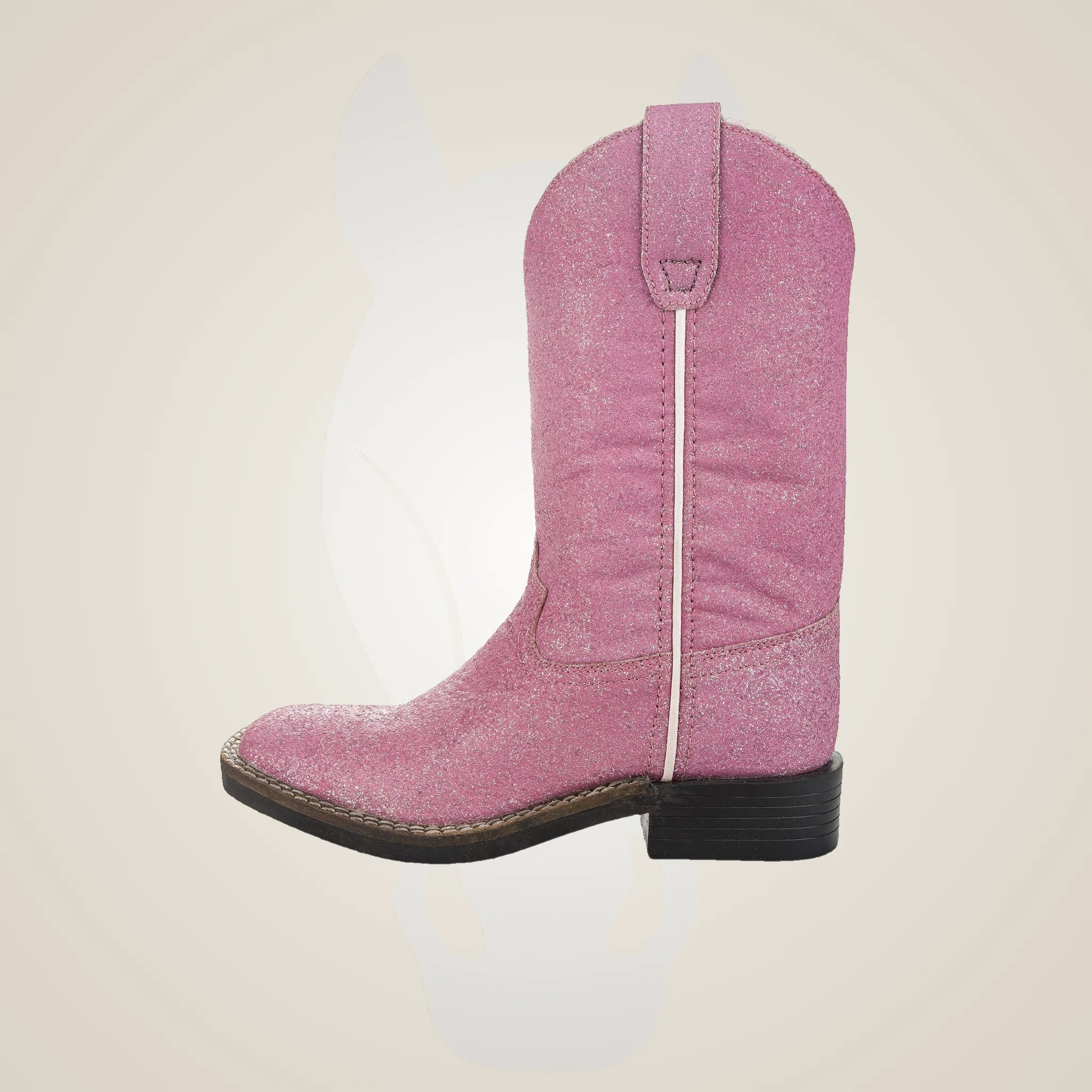 TuffRider Youth Pink Glitter Western Boot - Pink