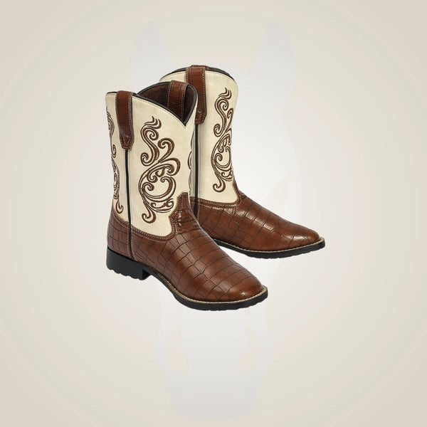 TuffRider Youth Shenandoah Rounded Toe Western Boot