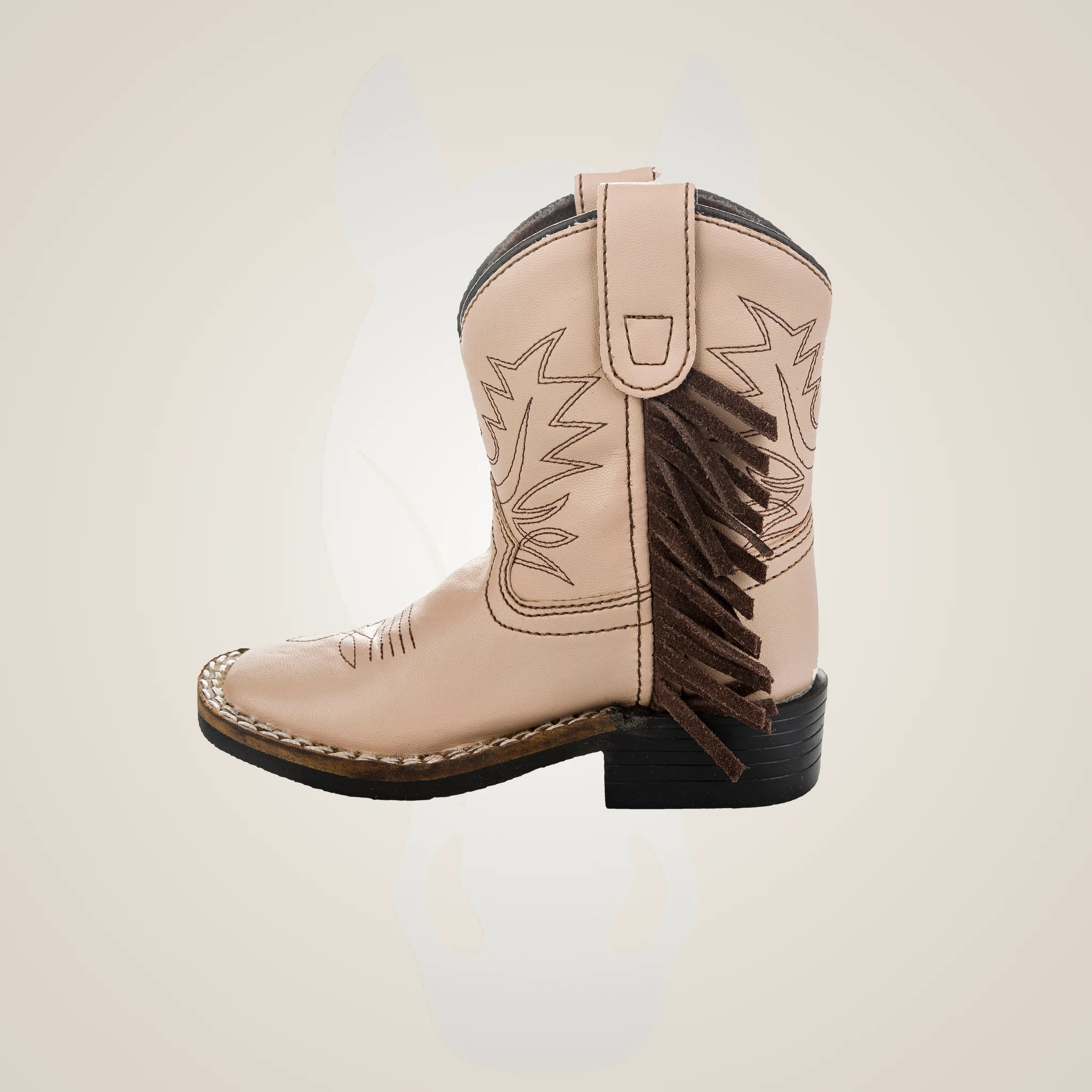 TuffRider Youth Tan Fringe Bootie - Tan