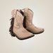 TuffRider Youth Tan Fringe Bootie - Tan