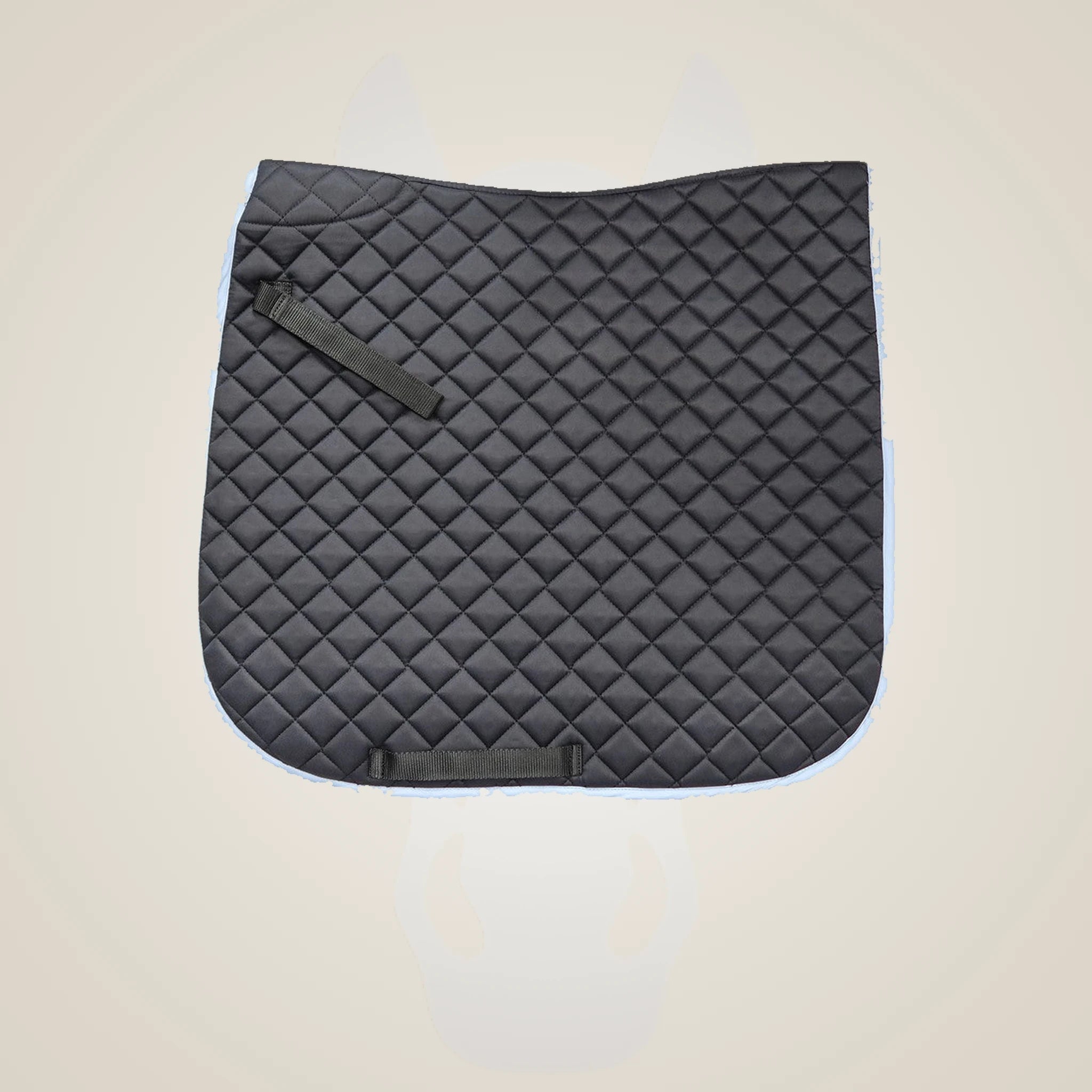 Union Hill Dressage Pad - Black w/ Baby Blue