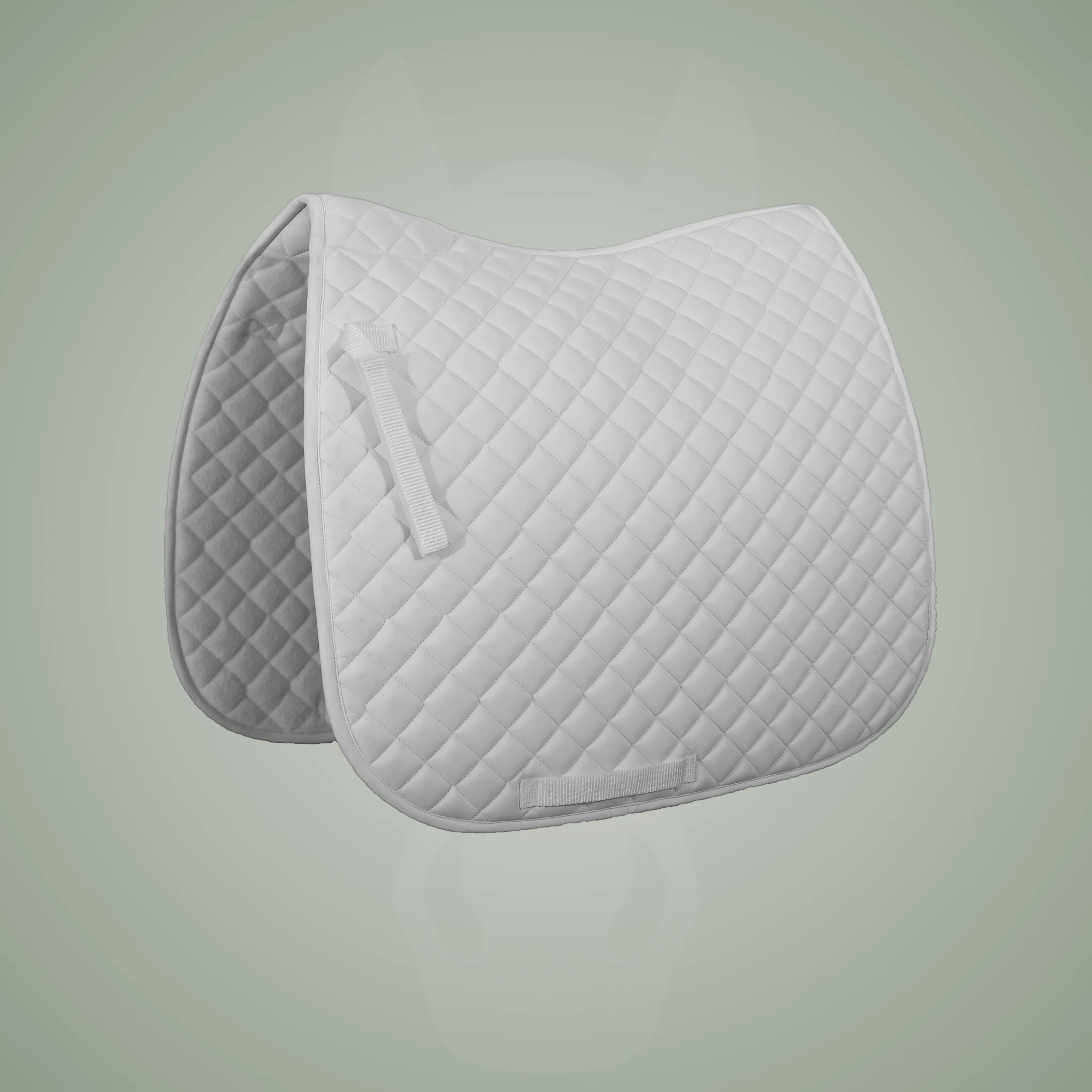 Union Hill Dressage Pad - White w/ White