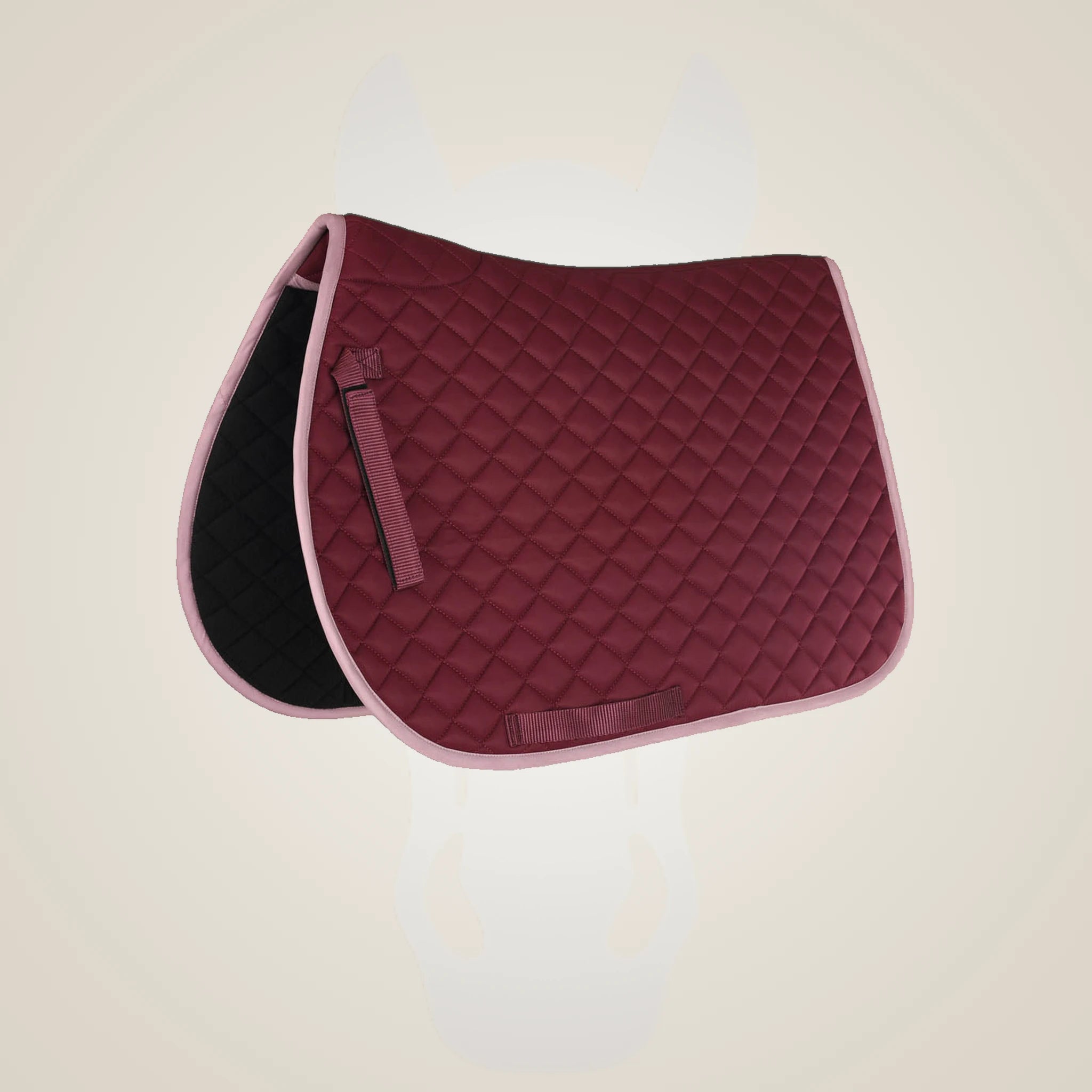 Union Hill Pony Saddle Pad - Wine