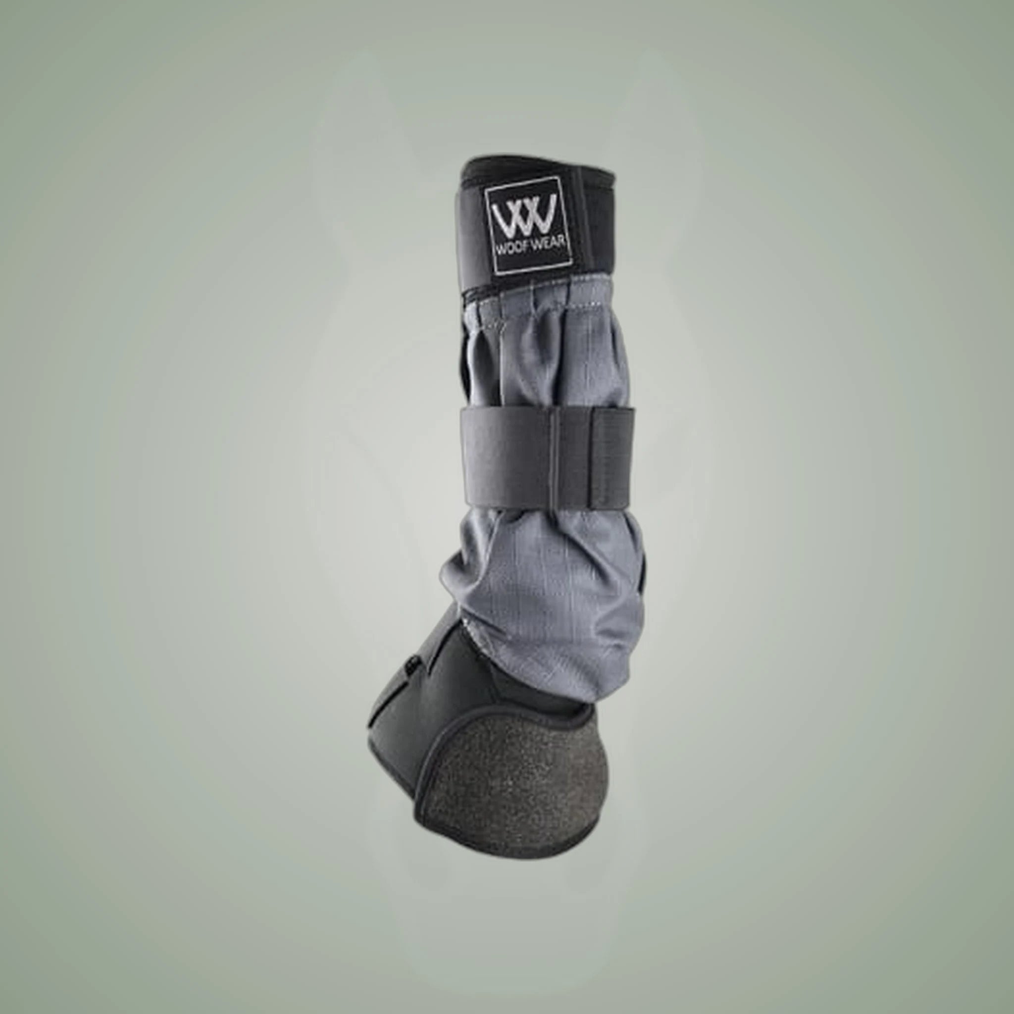 Woof Wear Mud Fever Turnout Boots on One-Eyed Equine branded background